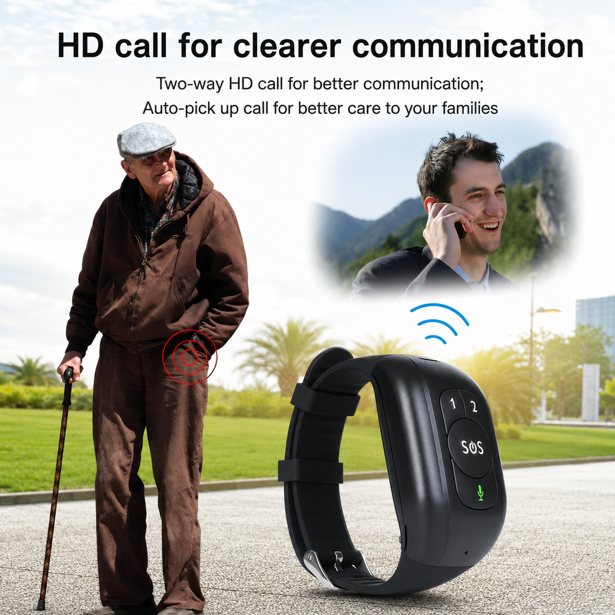 Gps Tracking Bracelet for Elderly