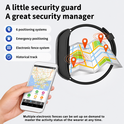 elderly gps tracking bracelet