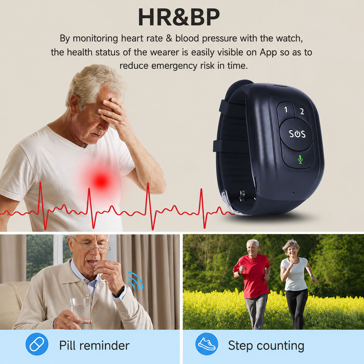 Gps Tracking Bracelet for Elderly